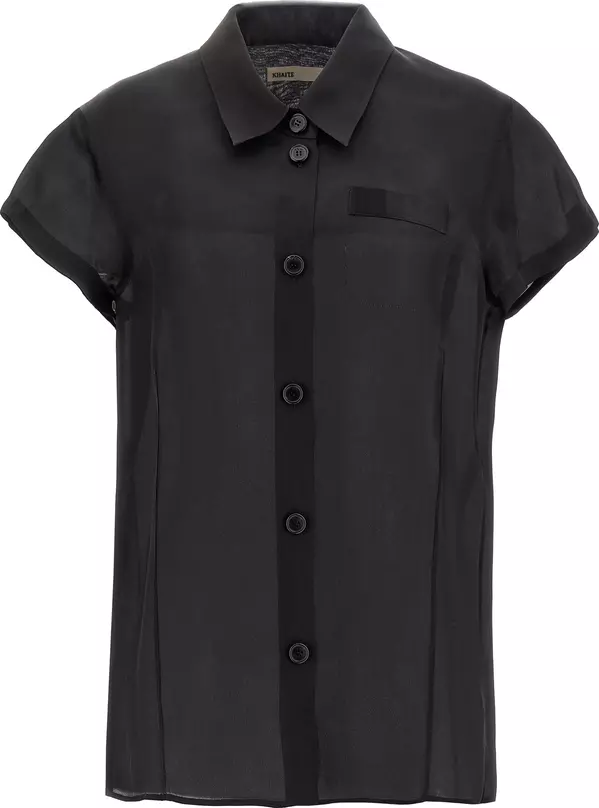 Black Silk Blouse