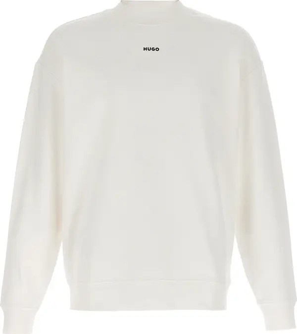 White Cotton Sweatshirt