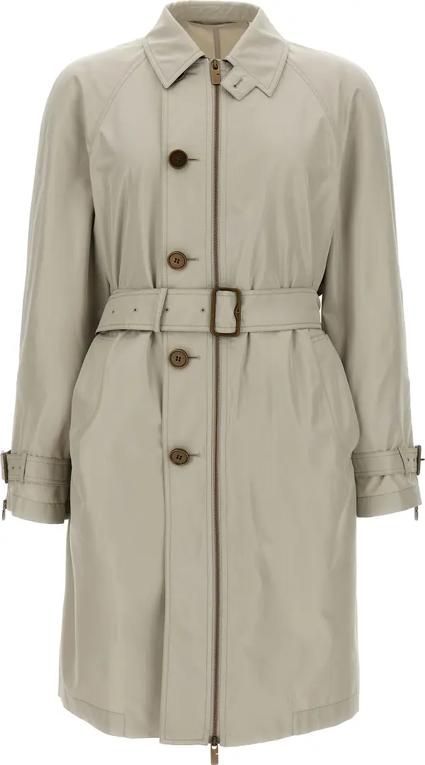 Gray Satin Coat