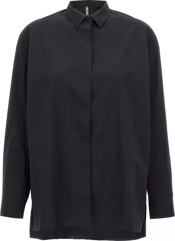 Black Nylon Blouse