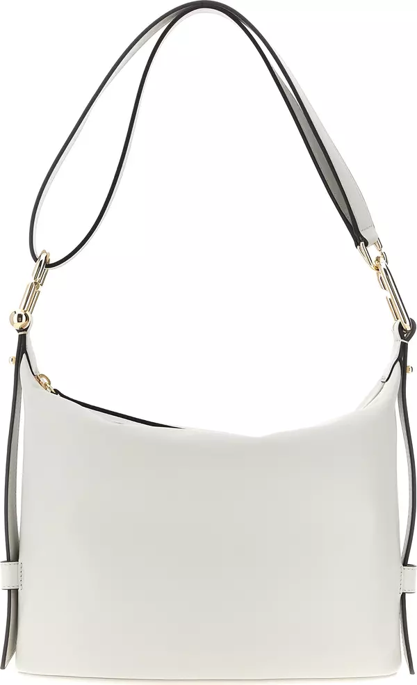 White Leather Shoulder Bag