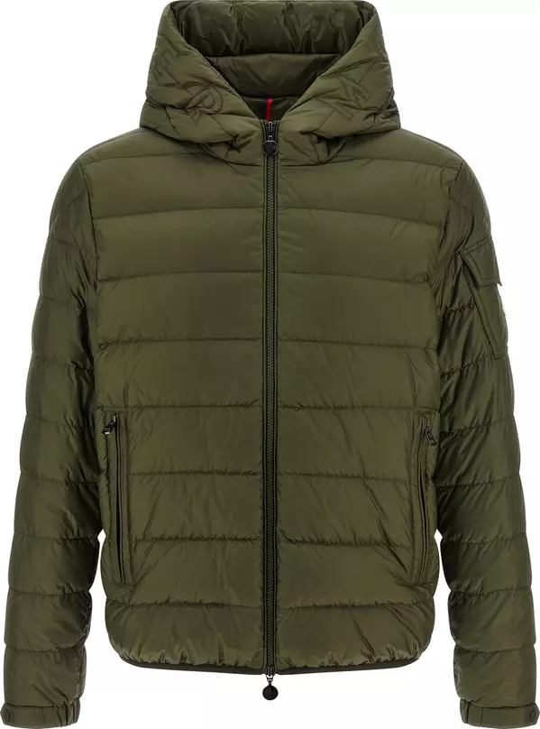 Bicolor Polyamide Full-Length Jacket