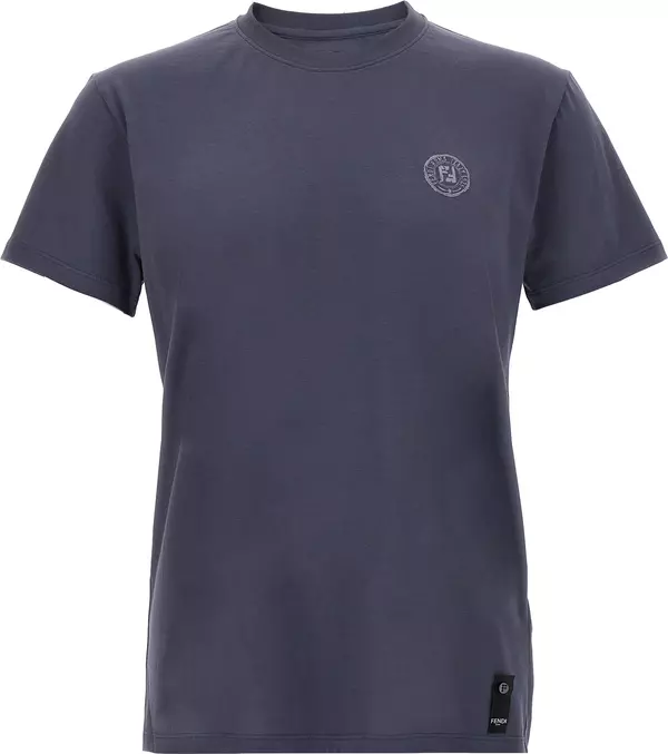 Blue Cotton T-Shirt
