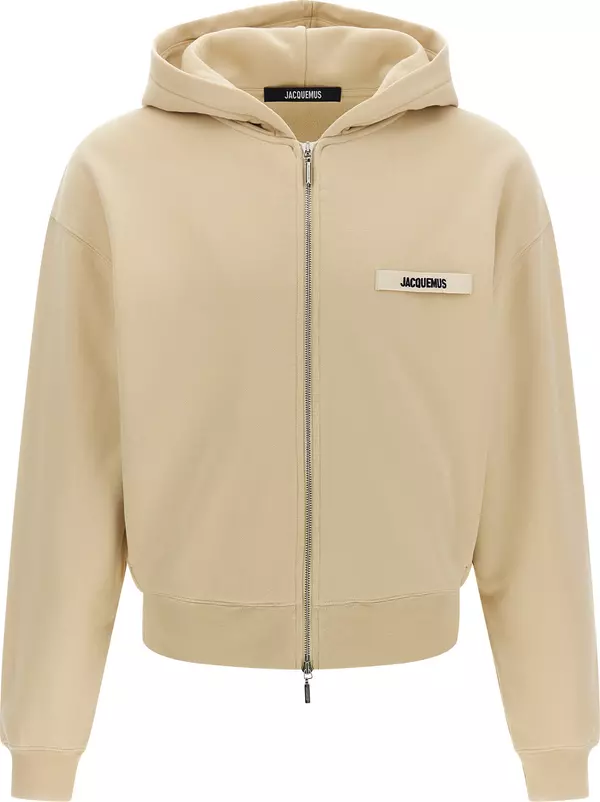Beige Cotton Sweatshirt