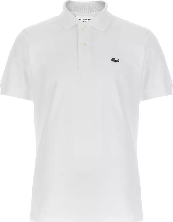 White Cotton Polo Shirt