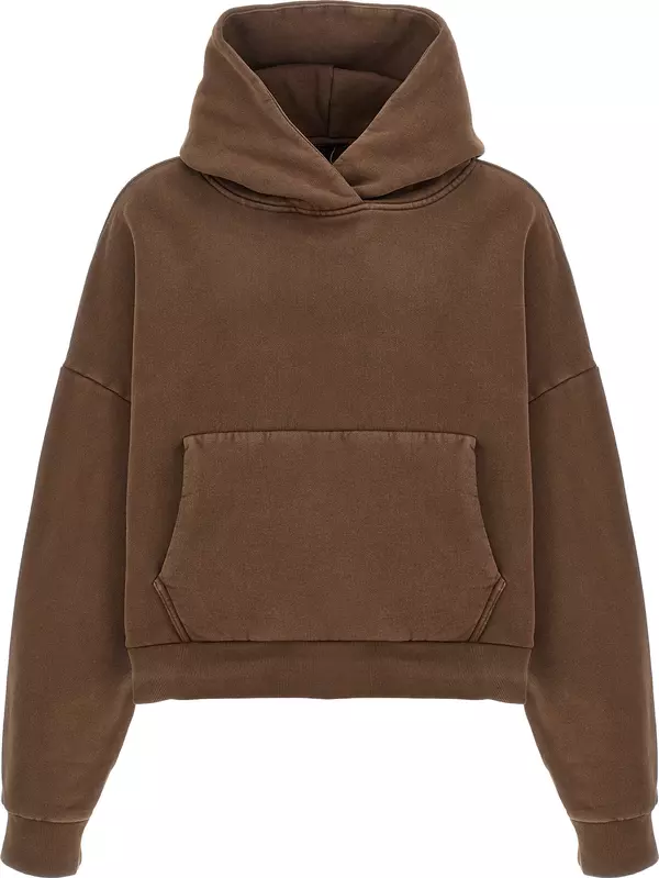 Brown Cotton Sweatshirt