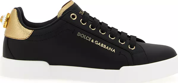 Black Calfskin Sneakers
