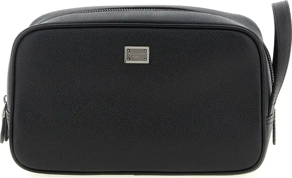 Black Calfskin Leather Wallet