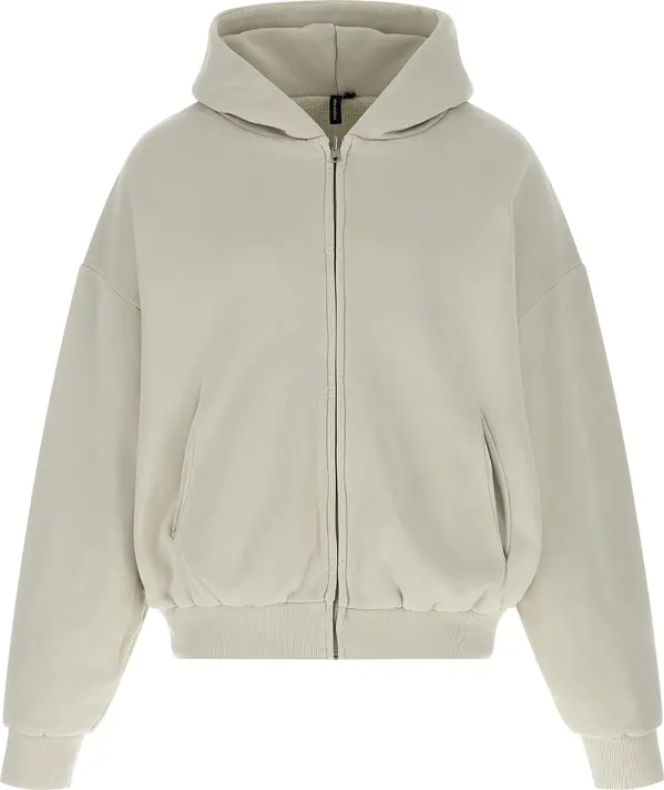 White Cotton Sweatshirt