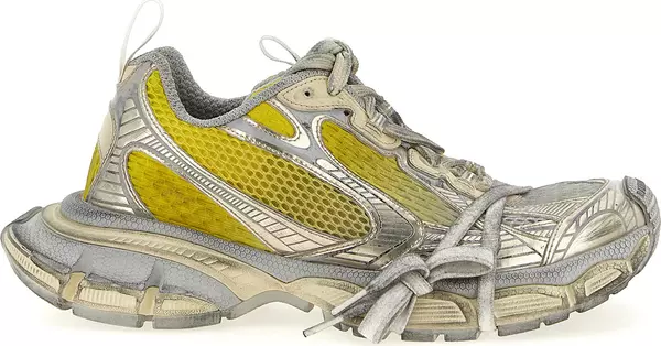 Bicolor Polyethylene Athletic Sneakers