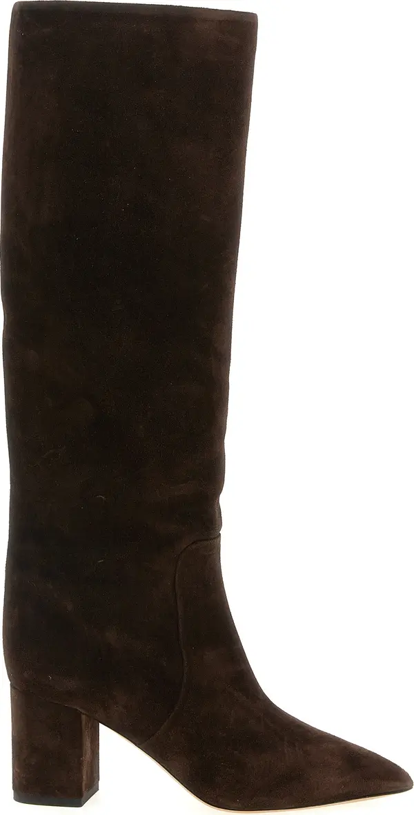 Brown Calfskin Over The Knee