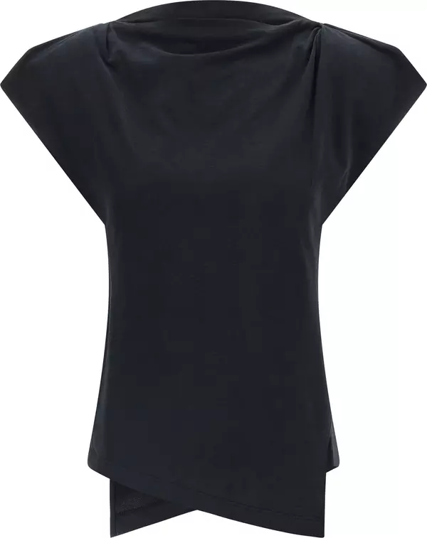 Black Cotton T-Shirt