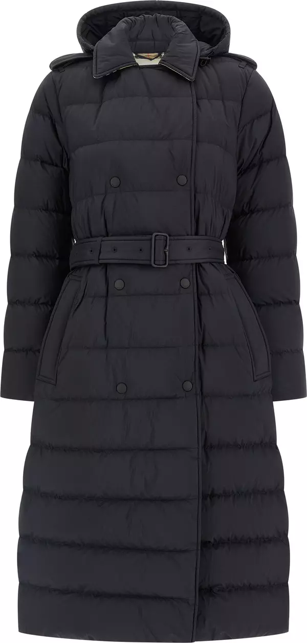 Black Polyamide Coat