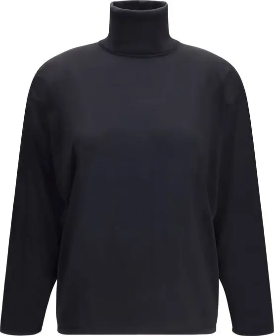 Black Silk Sweatshirt