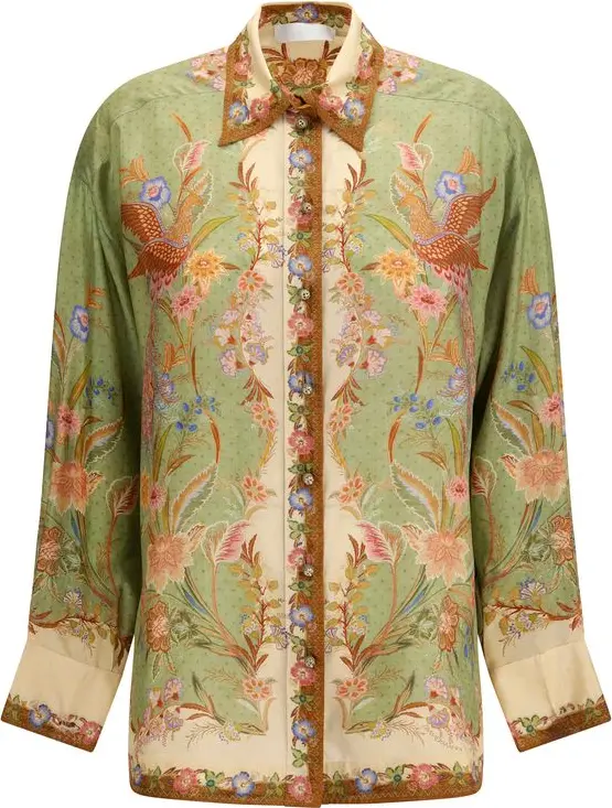 Multicolor Silk Shirt