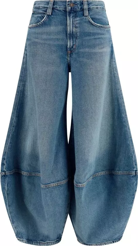 Blue Cotton Relaxed Fit Jeans