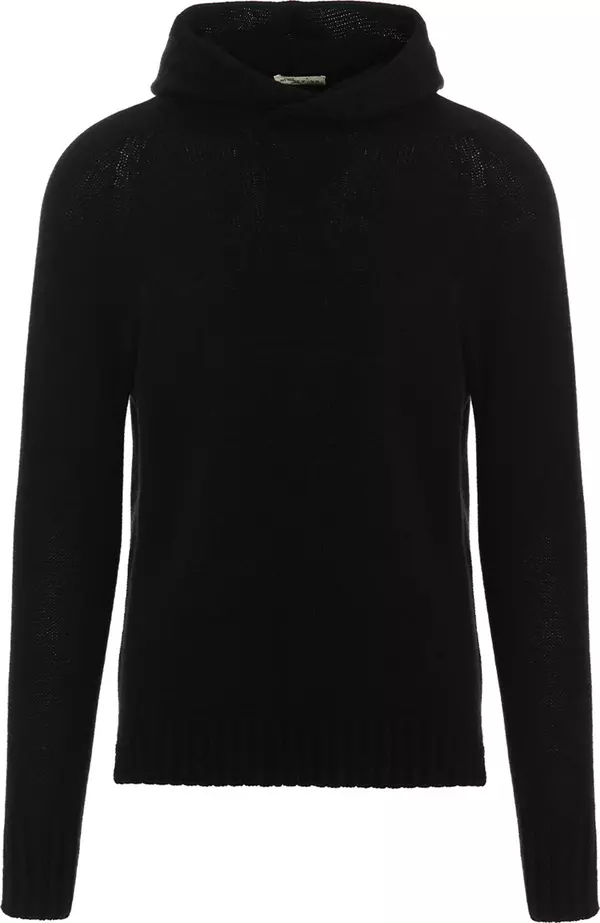 Black Virgin Wool Cardigan