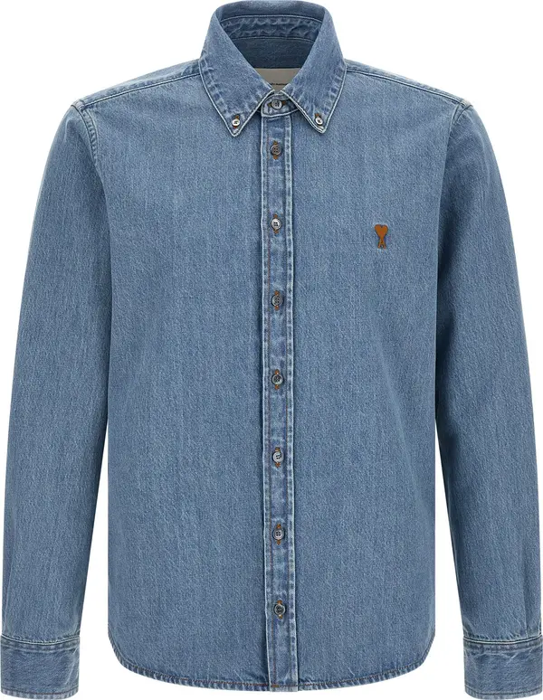 Blue Cotton Blouse