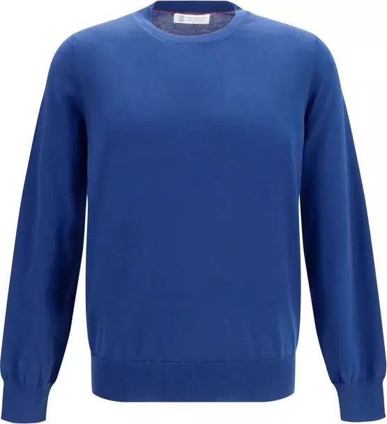 Blue Cotton Sweatshirt