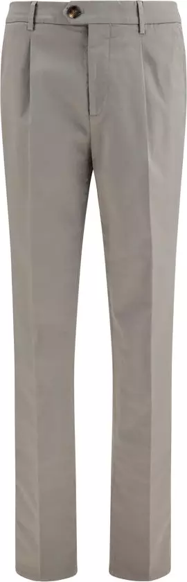 Bicolor Cotton Chino Pants