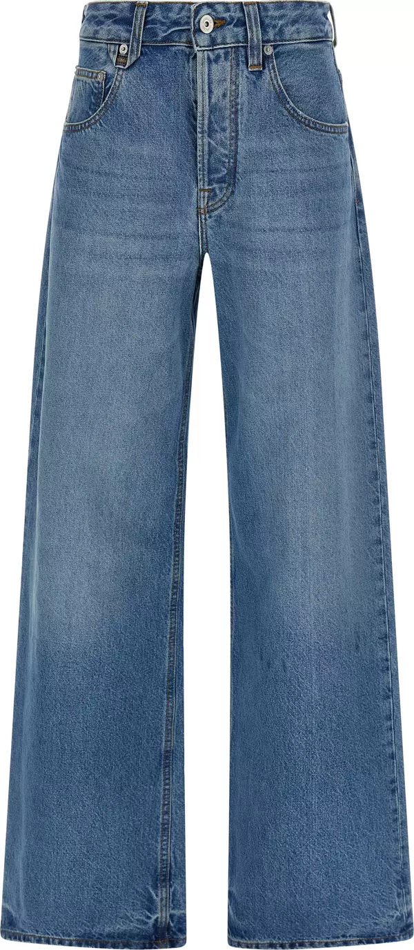 Blue Cotton Jeans Denim