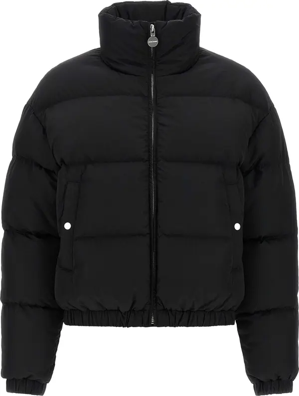 Black Nylon Full-Length Jacket