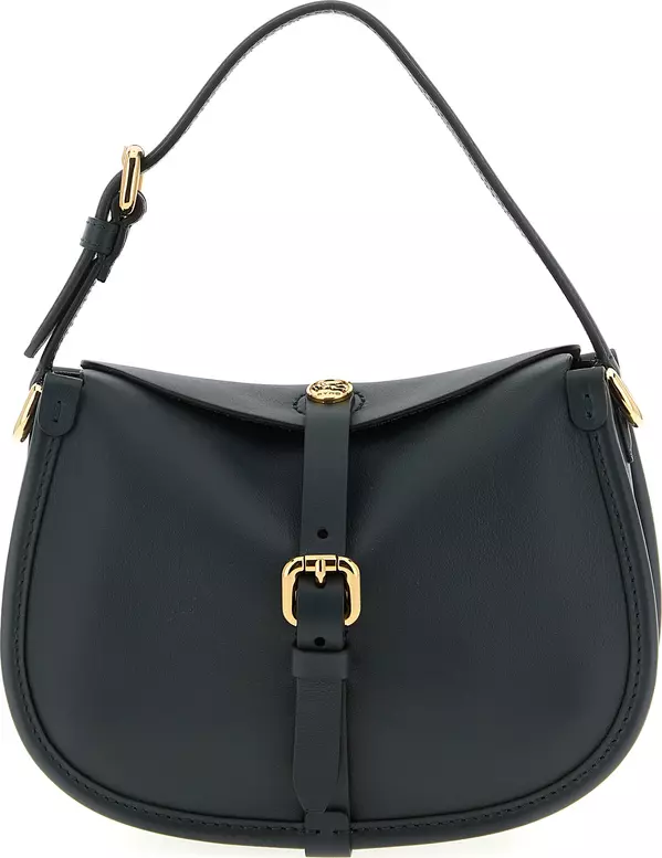 Bicolor Calfskin Crossbody Bag