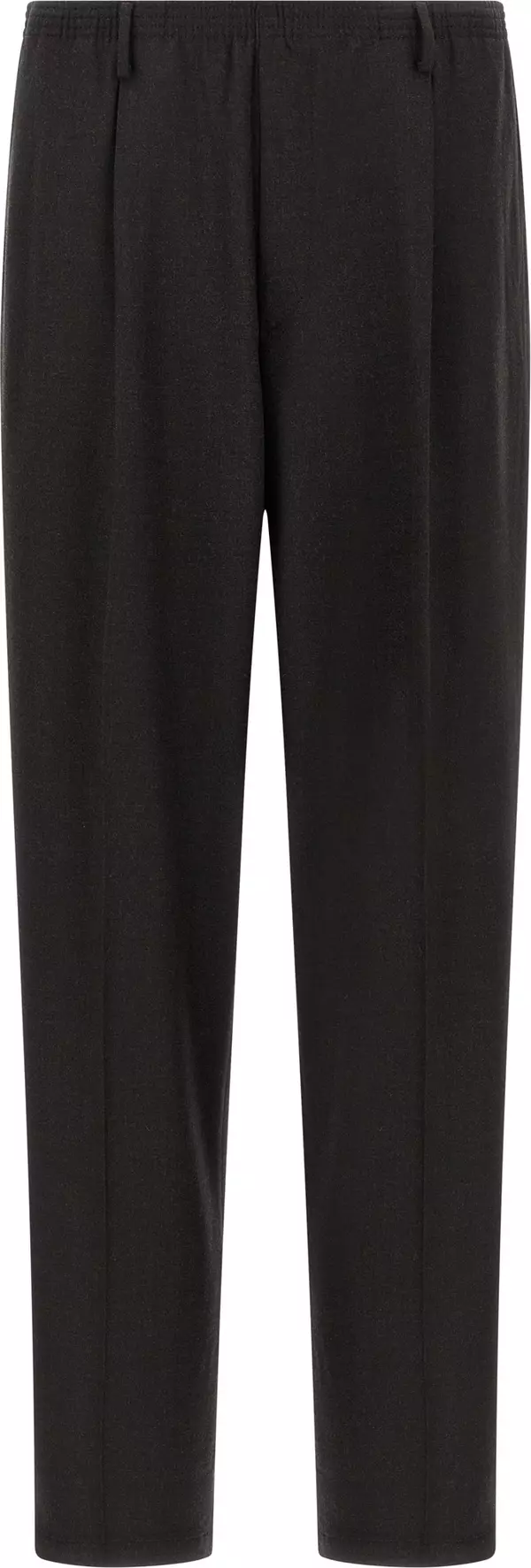 Brown Wool Casual Pants