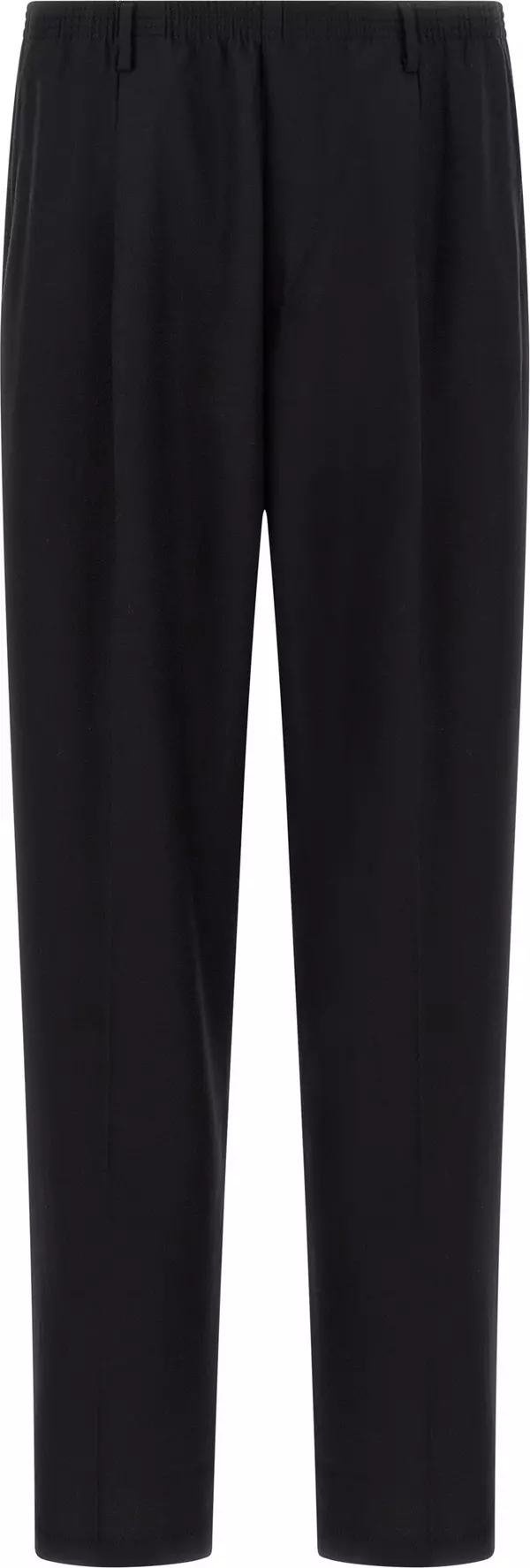 Black Wool Casual Pants