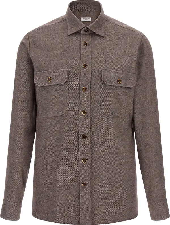 Brown Cotton Blouse