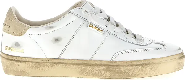 White Cowhide Sneakers