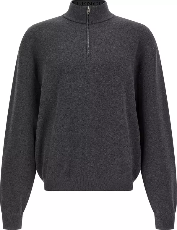 Gray Cotton Cardigan