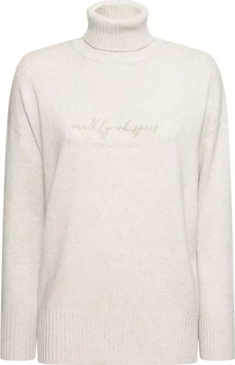 Beige Cashmere Sweater