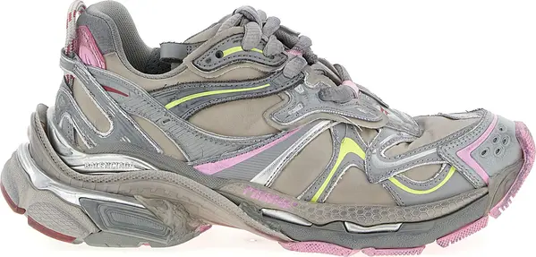 Multicolor Polyethylene Athletic Sneakers