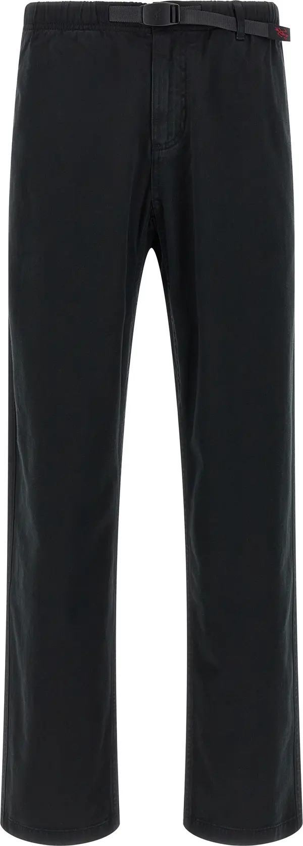 Black Cotton Casual Pants