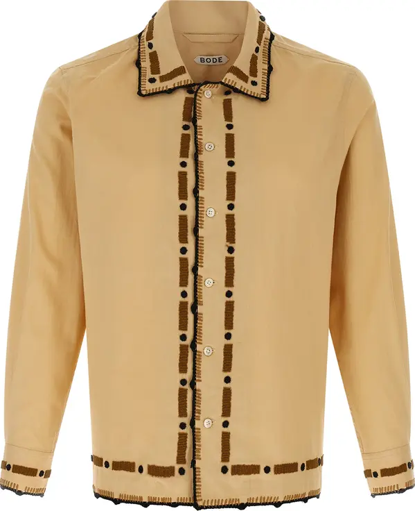 Beige Cotton Blouse