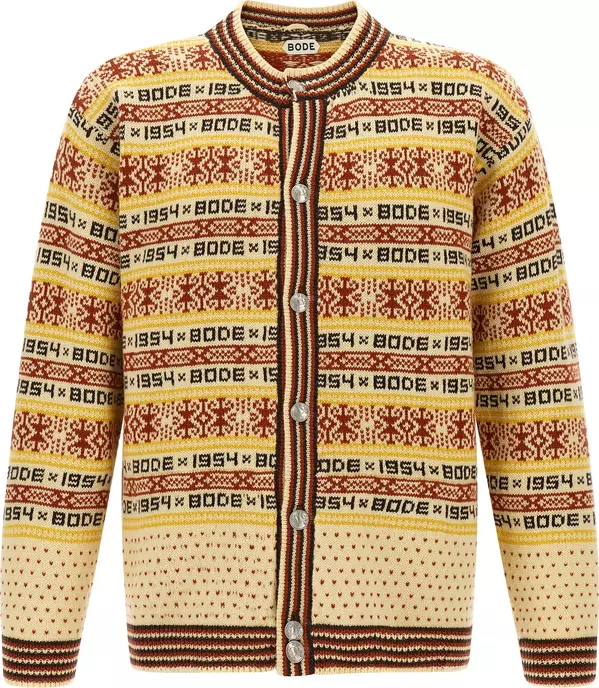 Multicolor Wool Cardigan