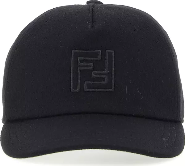 Black Wool Cap (Baseball Hat)