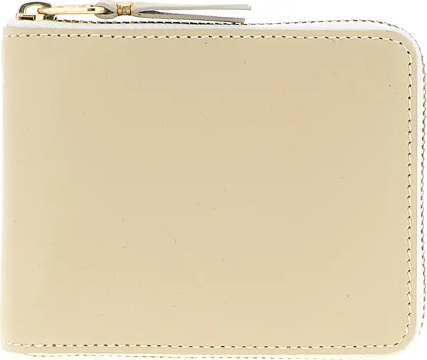 Beige Calfskin Cardholder