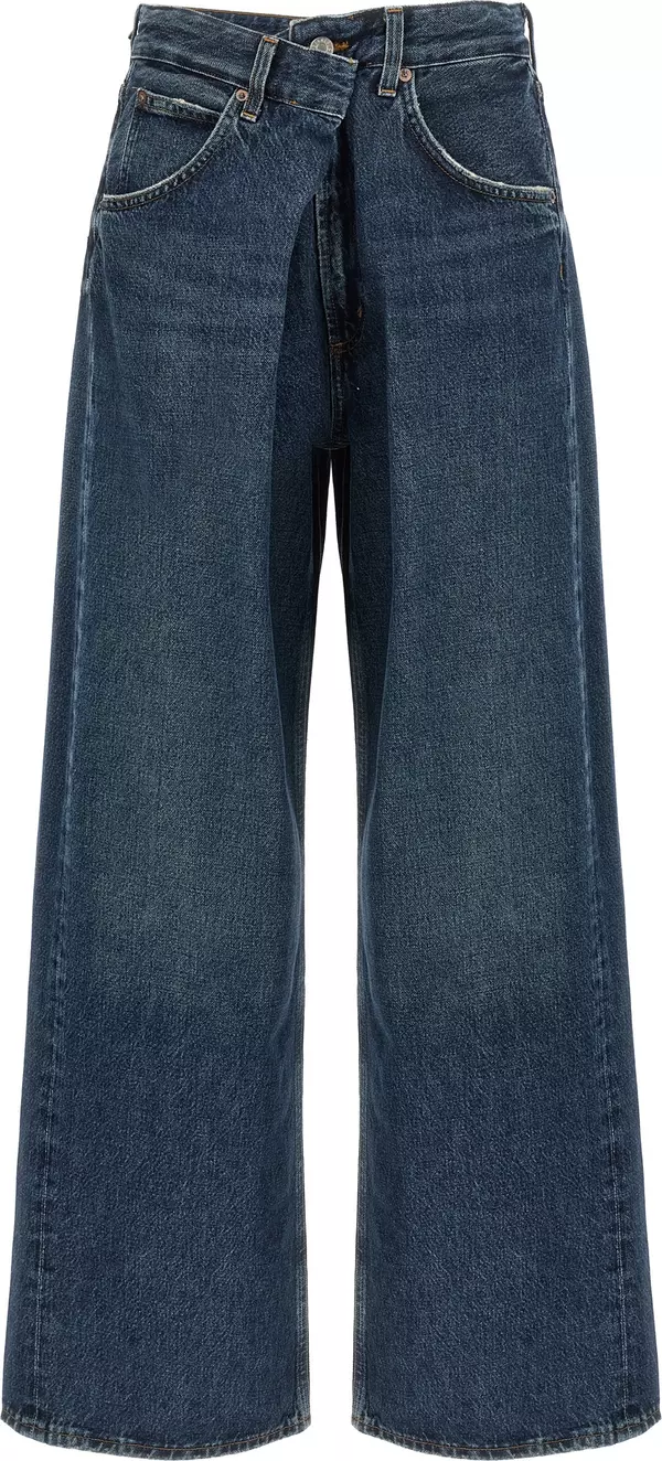 Blue Cotton Jeans Denim
