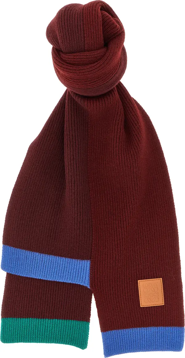 Multicolor Wool Facemask