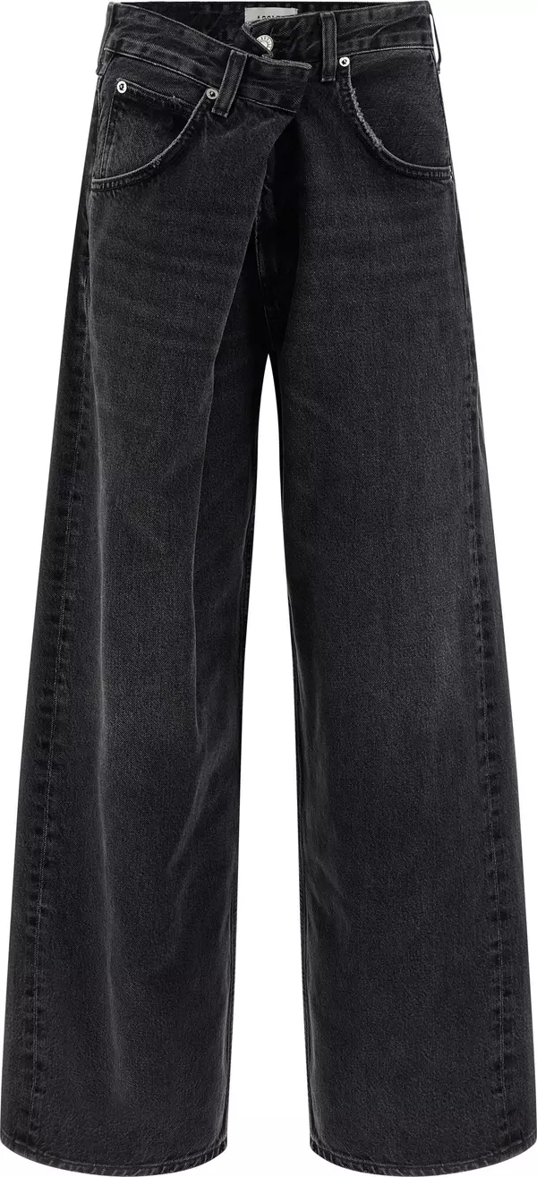 Black Cotton Jeans Denim