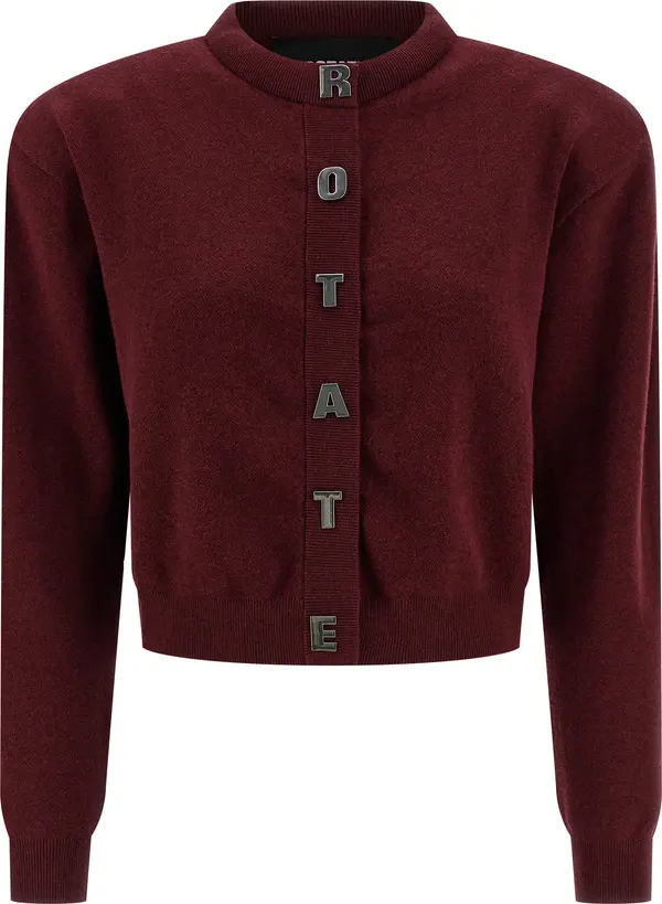 Bordeaux Cotton Cardigan