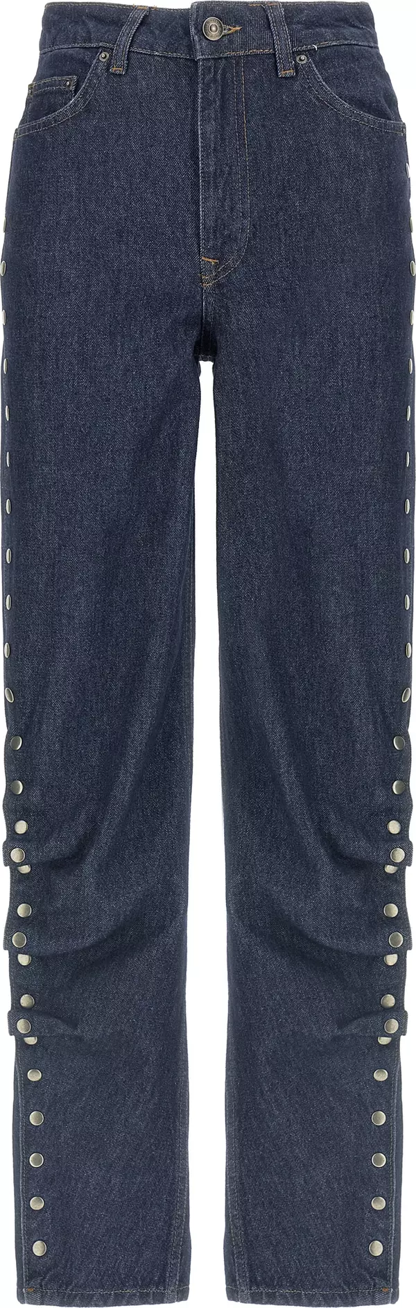 Blue Cotton Jeans Denim
