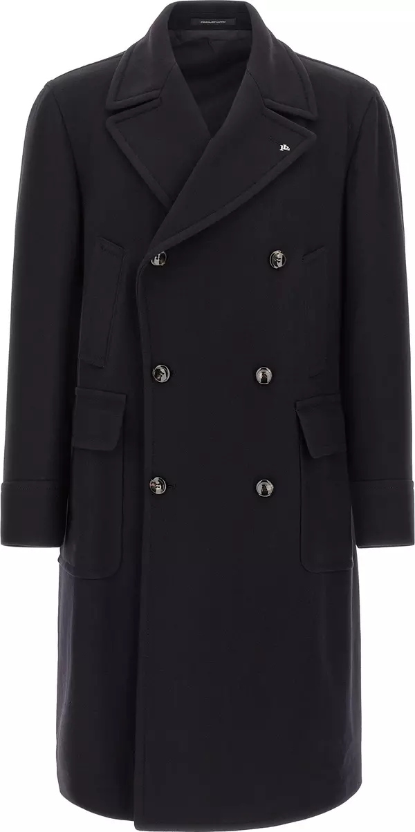 Blue Wool Coat
