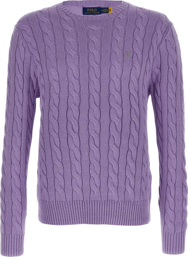 Purple Cotton Cardigan