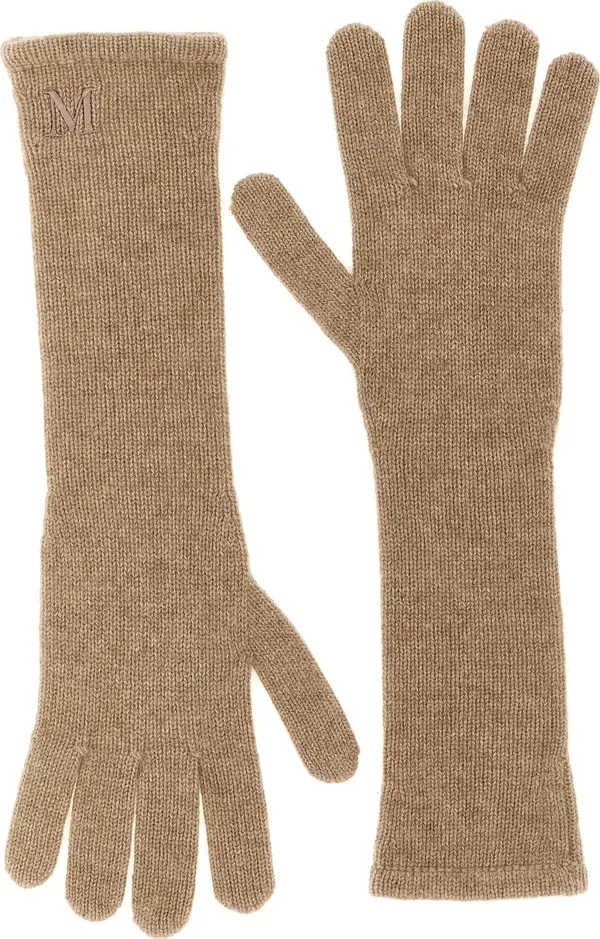 Beige Cashmere Gloves