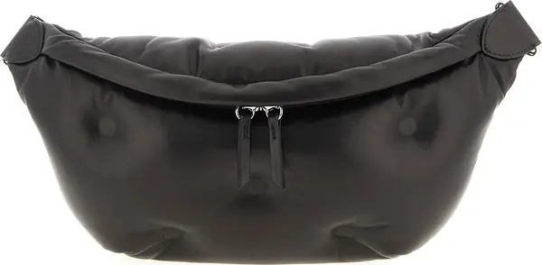 Black Lambskin Crossbody Bag