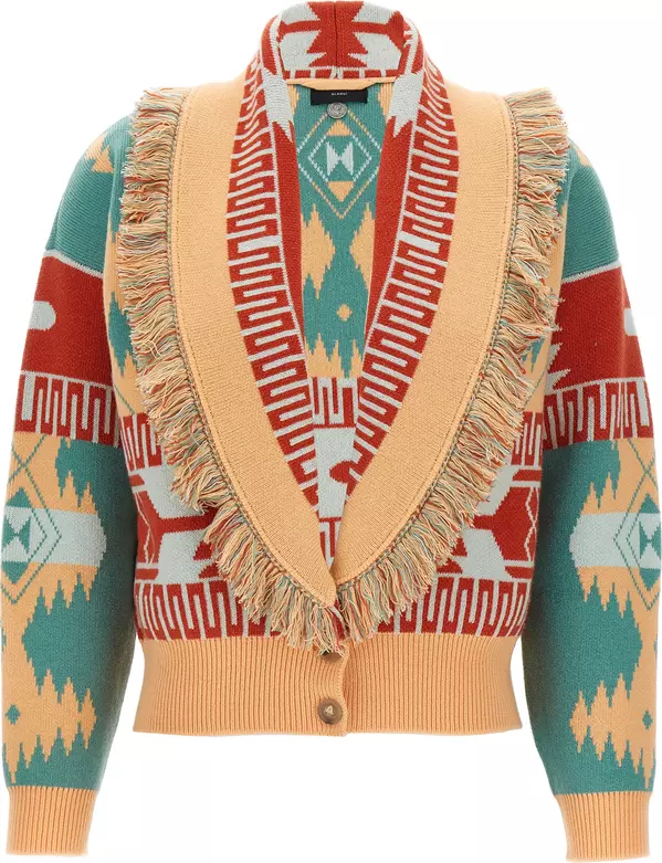 Multicolor Wool Cardigan