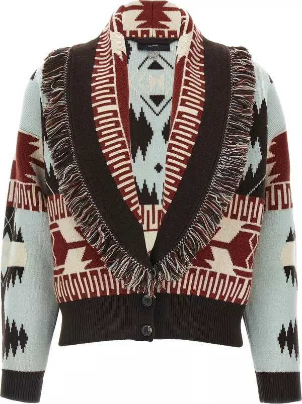 Multicolor Wool Cardigan